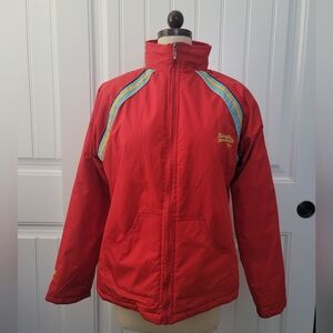 70s Inspired Sports Rain Coat